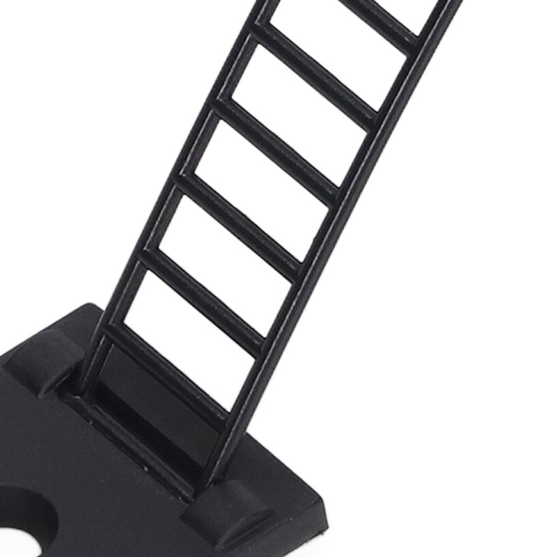 100Pcs Adhesive Cable Management Clips Adjustable Nylon Strap Ties Wire