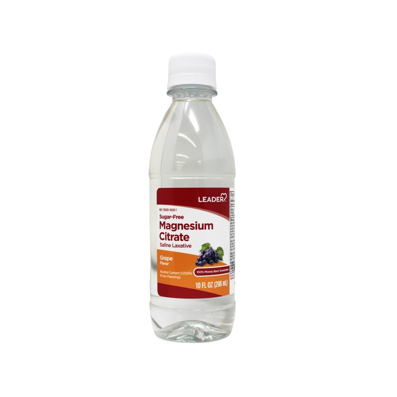 Leader Sugar-Free Magnesium Citrate Saline Laxative 3-Flavor Variety Kit –