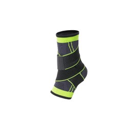 Ankle Brace, Adjustable Compression Ankle Support Men & Women, Strong Ankle Brace Sports Protection, Stabilize Ligaments-Eases Swelling and Sprained Ankle（ Large, Green, 1