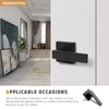KNOBWELL 6 Pack Heavy Duty Dummy Door Handle Door Leversets,