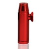 iSnuff Portable Storage Dispenser Leakproof Metal Bottle (Red)