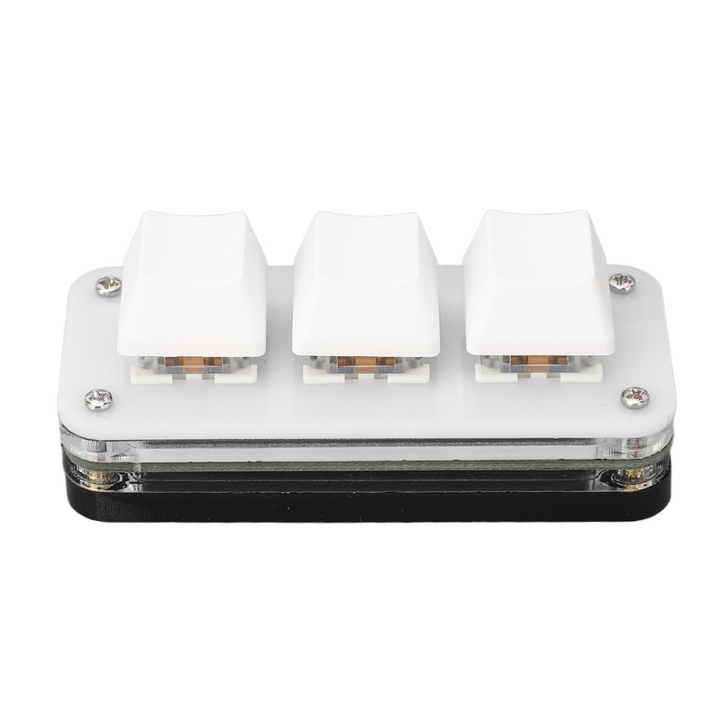 3 Key Mini Keypad USB Mechanical Gaming Programmable Macro Keyboard