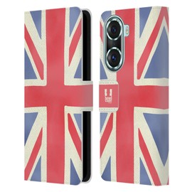 Head Case Designs Union Jack London Best Leather Book Wallet Case Cover Compatible With Honor 60 Pro