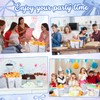 Fullhawl 24 Pcs Blue Bow Mini Popcorn Boxes Blue and