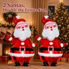 Giant Santa Claus Foil Balloons for Christmas Decor – 2-Pack