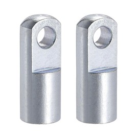 2 Pcs Air Cylinder Rod Clevis End, Carbon Steel Pneumatic I Joint Connector for Chemical Industry Textile Electronic Industry, M20 x 1.5 Female Thread, 102mm Length