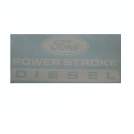Ford Powerstroke Diesel Vinyl Decal Window Sticker White Wall Truck (9.5 x 22)