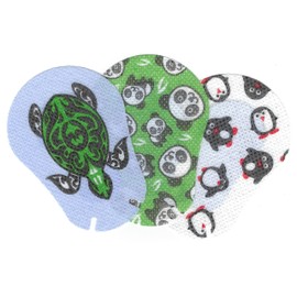 MYI Eye Patches, Regular Size, 30 Count (Pandas-Penguins-Turtle)