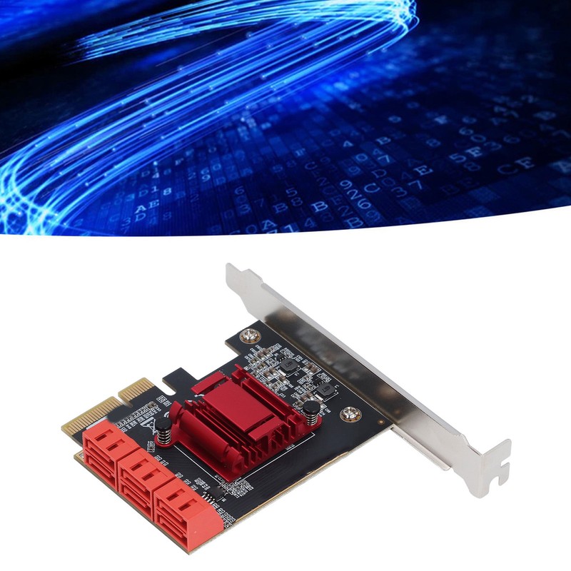 PCIe 3.0 X4 to SATA 3 Adapter Card High Speed