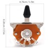 5-Way Electric Guitar Switch Metal Plastic with Screws Musical Instrument