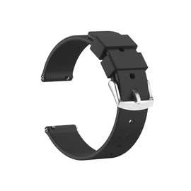 SANDEIN Watch Bands - Silicone Quick Release Soft Rubber Replacement Watch Strap for Men and Women, Fits Watch Lugs of 18mm, 20mm and 22mm (choose the proper size)