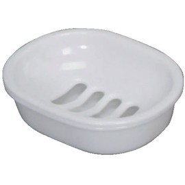 Iris Ohyama BC-140AG Soap Stand, Pearl White