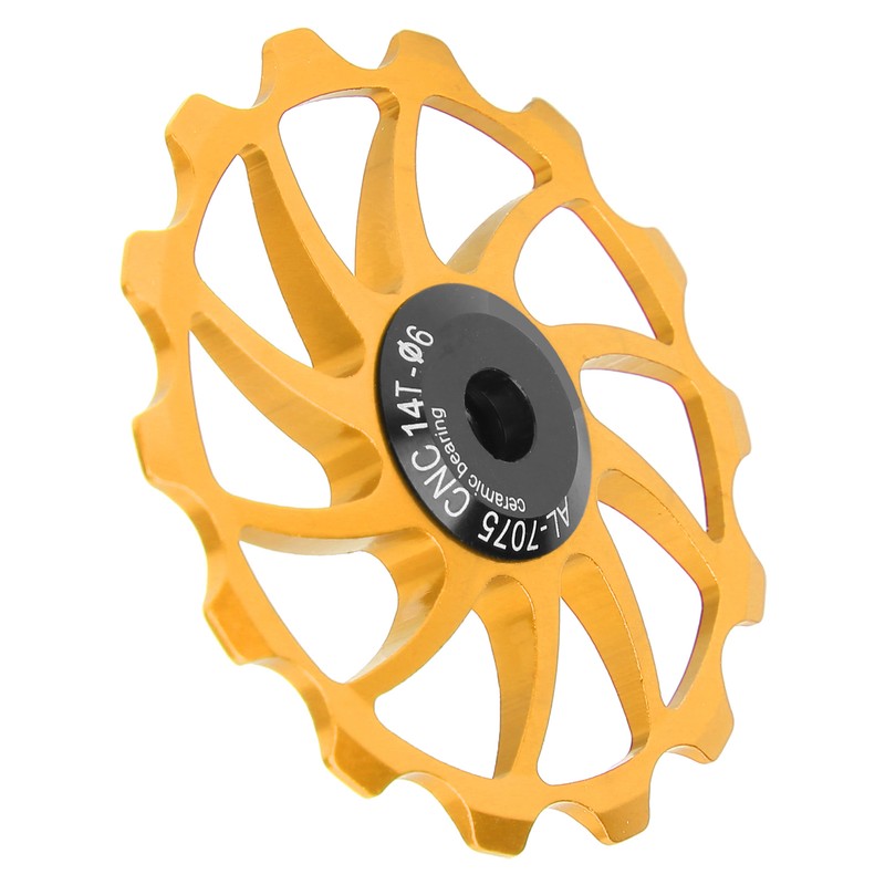 Cycling Bicycle Rear Pulley Bike Guide Roller Pulley Parts 14T