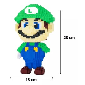 Genérica Juego De Bloques Para Armar Luigi