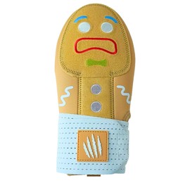 Baseball Sliding Mitt - Youth and Adult Sizes - Drippy Accessory Gingerbread Man, Ice Cream, Miami Color, Christian Cross, Left & Right Hands, Hand and Wrist Protection (Gingerbread Man, Adult)