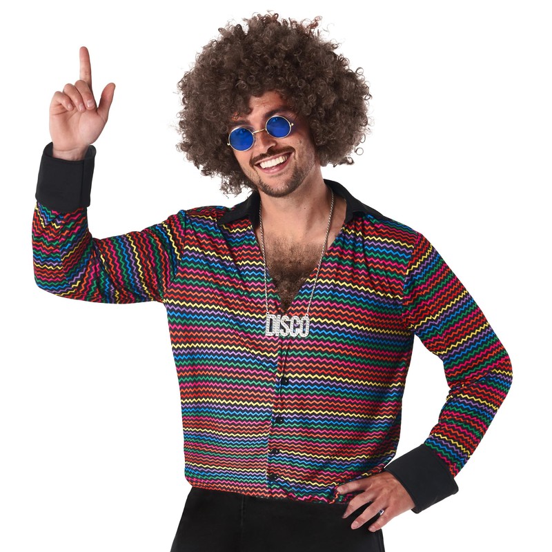 Fun Shack 70s Disco Suit for Men, Costume for Carnival
