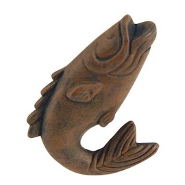 Atlas Homewares 2204-R 2-1/4-Inch Fish Knob, Rust