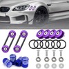Bumper Quick Release Kit,14pcs Quick Release Front Rear Bumper Fasteners
