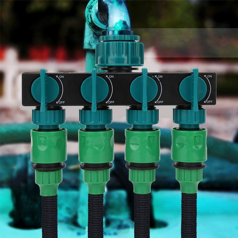 Duokon 4 Way Hose Divider Garden Hose Divider DN20 DN25