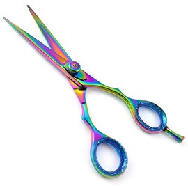 Range of professional Barber Hair Cutting Scissors Hairdressing Shears Styling Mustache Beard Haircut 4.5'', 5.0'', 5.5'', 6.0'' (5.0'', Multi)