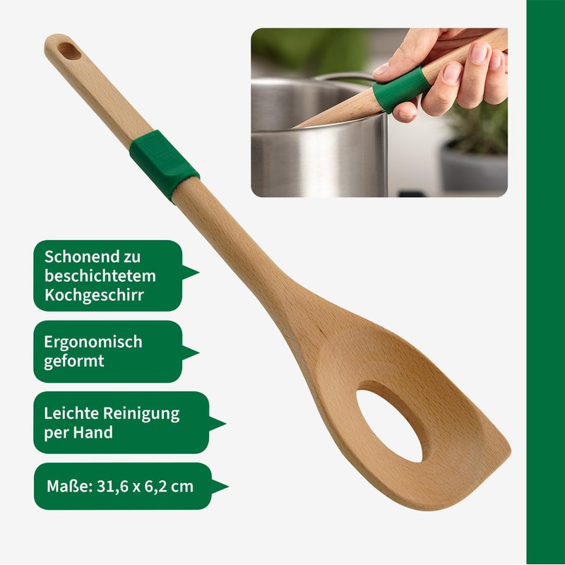 Chefkoch Risotto Spoon Made of Sustainable Beech Wood - Ideal