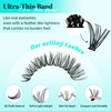 Lash Clusters 240pcs Eyelashes Cluster Individual Wispy Lashes Thin Band