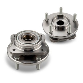 KAX 513123 Pair Front Wheel Hub Bearing Compatible with 2000-2003 Chrysler Voyager,5 Lug