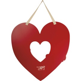 Primitives by Kathy 108701 Valentine Wooden Wreath, 14-inch High