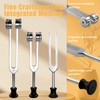 Tuning Forks Set, Aluminum Alloy Body Weighted Tuning Forks with
