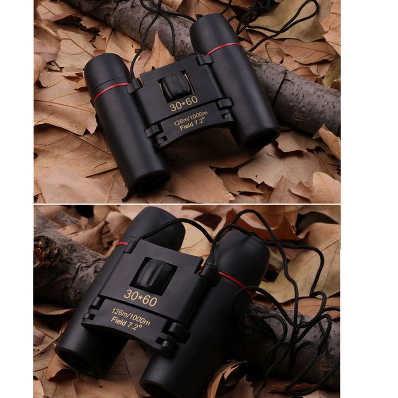 Mini Binoculars 30x60 High Definition Wide Viewing Portable Low Light