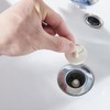 Wzenclave 2 White Rubber Sink Plugs Sink Drain Plugs with
