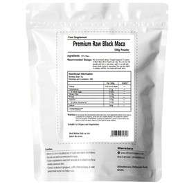 UKHealthHouse Black Maca Root Powder 100% Pure Peruvian Ginseng Maca Vegan Maca Root Powder High Strength Black Peruvian Maca Food Supplement UK (500g)