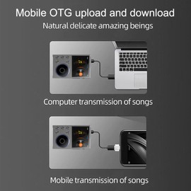 MP3 Player with Bluetooth, 2.4 Inch Screen Music Player, Lossless Audio Player, 750mAh, Built in 16GB Memory, 256GB Expandable