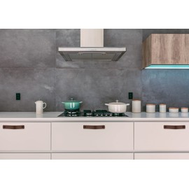 Brute Strength - Leather Drawer Pulls - Cognac - 48 pcs - 6-1/2 x 1 ’’ - Leather Handle - Leather Dresser Pulls - Cabinet knobs Dresser knobs - Dresser handles