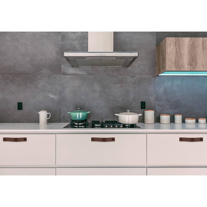 Brute Strength - Leather Drawer Pulls - Cognac - 48