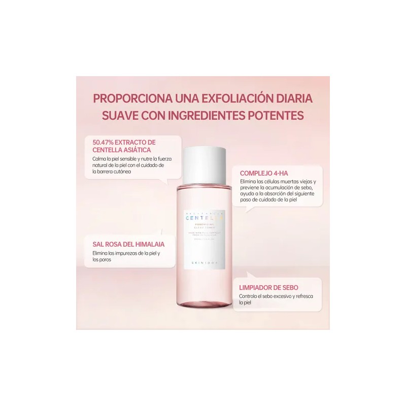 Skin1004 Tónico Centella Madagascar Reductor De Poros 210ml