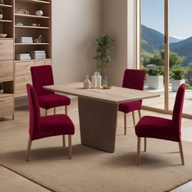 YUEANG Waterproof Dining Chair Covers, Chair Covers for Dining Room, Stretch Chair Covers Parsons Chair Slipcover, Removable, Washable for Dining Room Kitchen Chair Protector Cover