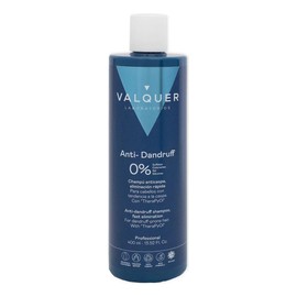 Valquer Shampoo Anticaspa Zero% – Sin Sulfatos, Sal ni Siliconas – Con Piroctona Olamina y TheraPyOl – Vegano – Para Cuero Cabelludo Sensible - 400 ml