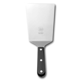 DUE BUOI Wide Spatula blade dimension 4" x 6.1/3". Good for Burger Kitchen bbq grill griddle pastry. Non-stick Durable.