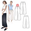 Style Arc Sewing Pattern - Como Knit Pant (Sizes 10-22)