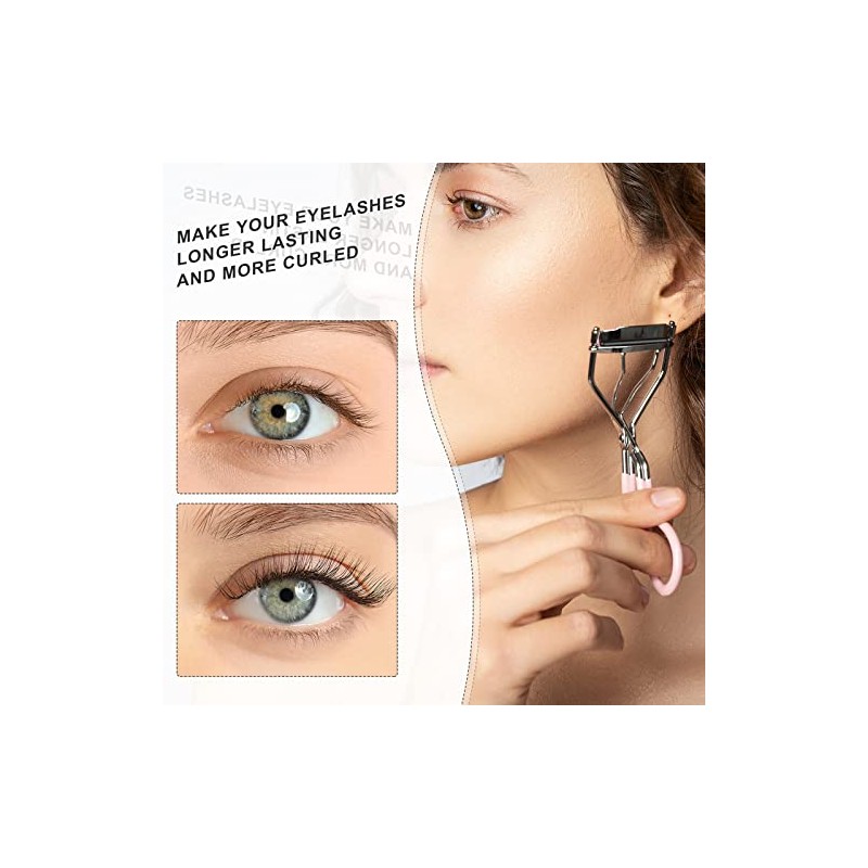 Mudder 80 Pieces Eyelash Curler Refills Pads Soft Eye Lash