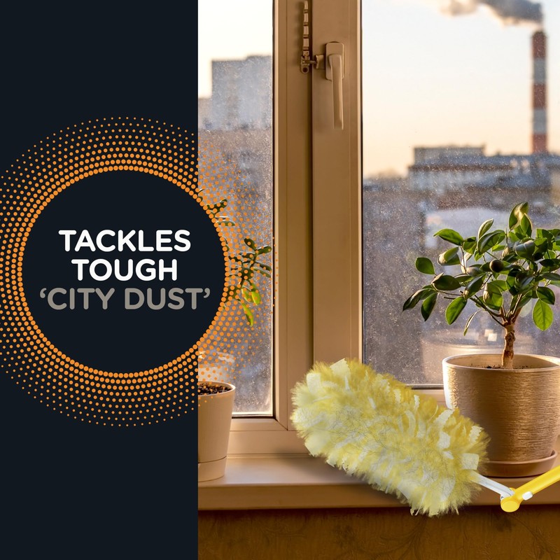 Swiffer 360 Dusters Extender Kit, 3 Unscented Dusters With Extendable