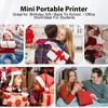 HUIJUTCHEN Mini Thermal Portable Printer for iOS&Android with Hard Protection