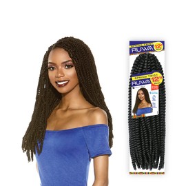 Sensationnel Synthetic Braid - RUWA SPRING TWIST 12 (2 Dark Brown)