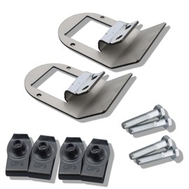 EFZ Watermelon Lights Under Glow Bracket Fit For Universal Trucks RVs Pickups SUVs, Vehicle Under Glow Accessories Stainless Steel Light Clamp