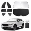 TINGLU Window Shades for Mazda CX-5 2017-2024 2025 Accessories Car