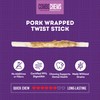 Treatly Combo Chews Beefhide Twist Sticks 5" w/Pork Meat Wrap