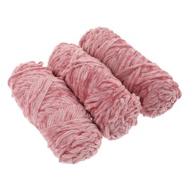 DOITOOL 3 Rolls Thick Chenille Yarn for DIY Projects Comfortable Wool Yarn for Knitting Blankets Sweaters Scarves and Accessories for Home Crafts and Sewing
