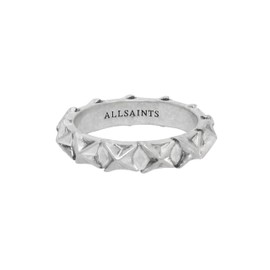 AllSaints Men's Star Studded Band Ring