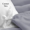 Imperial Rooms Single Duvet Cover Set Brushed Microfiber Plain Grey